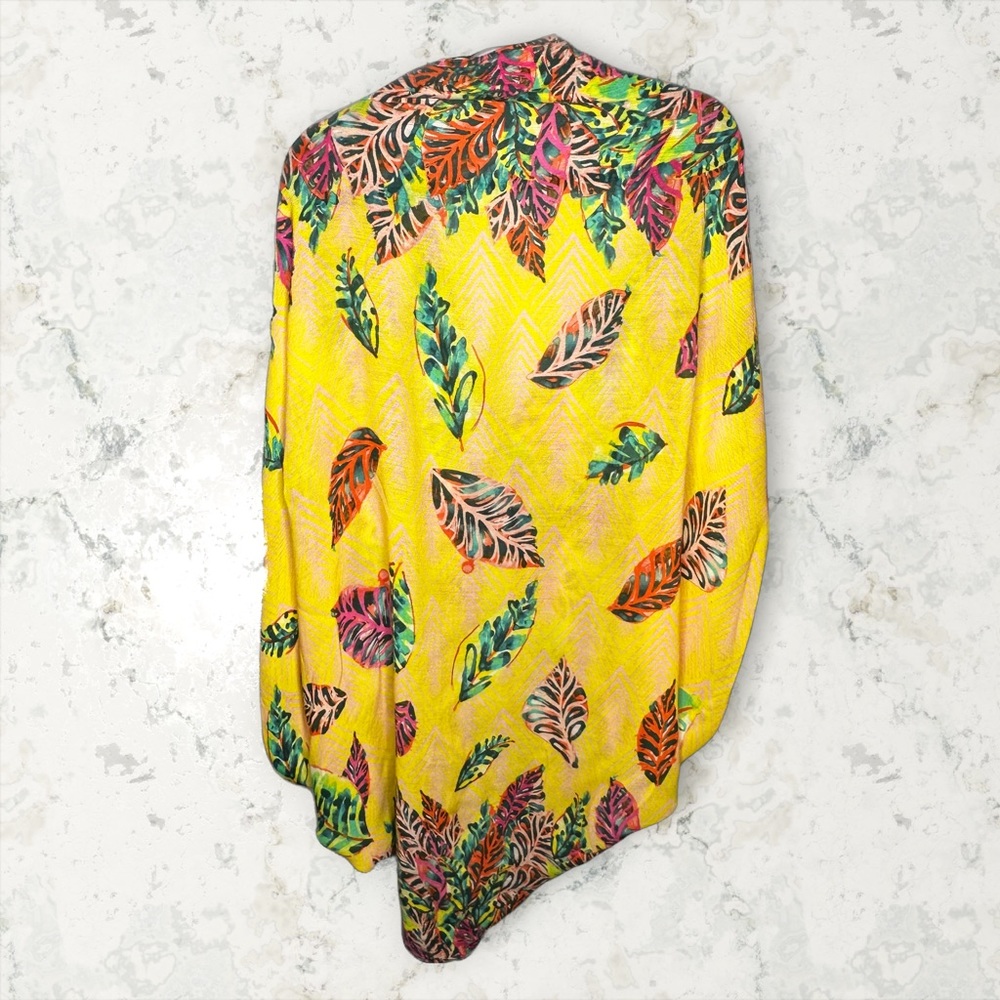 Anthropologie Sigal Falling Leaves Cocoon Kimono - Picture 6 of 11